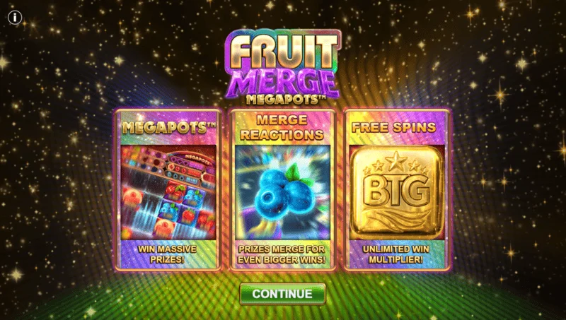 Fruit Merge Megapots - bonusspill med Megapot Coin